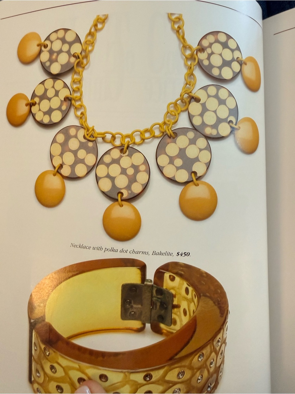 Vintage Charles Elkaim Bakelite Link Bracelet - Picture 4 of 9